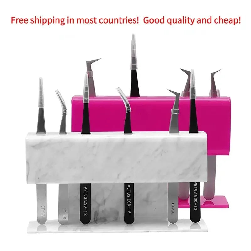 Acrylic Eyelash Tweezers Holder VELA WIGS
