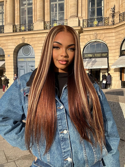 Pre Plucked Ready To Wear Go Glueless Wigs Human Hair Straight Pre Cut Brazilian Remy Hair